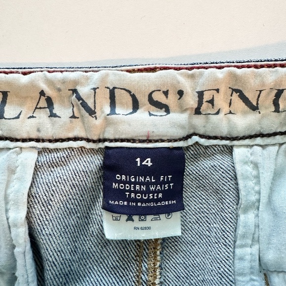 LANDS’ END | ORIGINAL FIT MODERN WAIST TROUSER - Picture 5 of 7